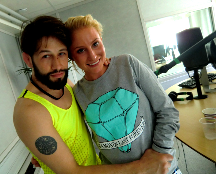 Citty&Musse Hasselvall (kampsports-Musse) i radio på lördag.