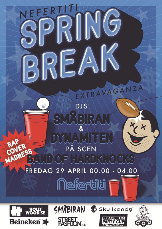 Spring Break 29 april @ Nefertiti