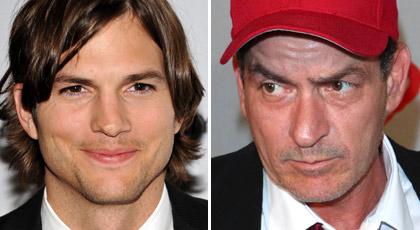 Ashton Kutcher erbjuden Charlie Sheens roll