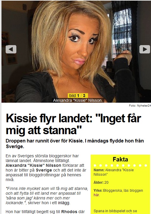 kissie flyr landet – nyheter24
