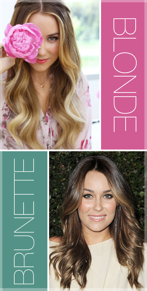 Dagens fråga: Vilken hårfärg passar Lauren bäst?