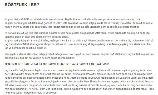 Madde om oasen och röstfusk