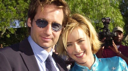 David Duchovny återförenas med frun