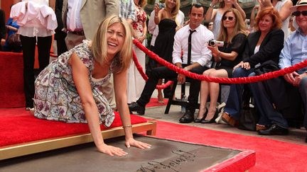 Jennifer Aniston op de Hollywood Walk of Fame!