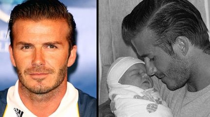Beckham apetrots op baby Harper Seven