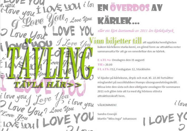 Vinn biljetter till roligt event