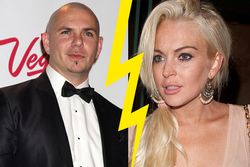 Lindsay Lohan stämmer Pitbull för låttext