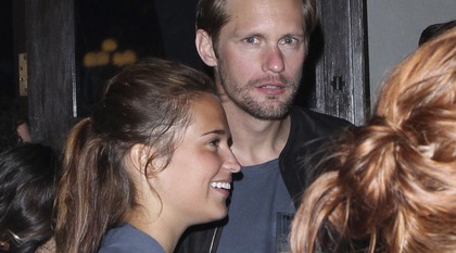 Alicia Vikander ses ihop med Skarsgård