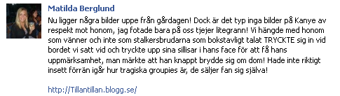 Bilder och mer info om kvällen med Kanye West