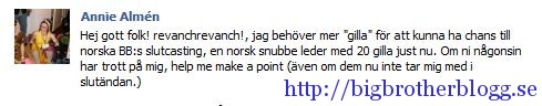Annie vill ha revansch Annie vill ha revansch