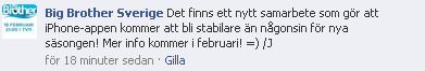 Iphone-app lovad till kommande säsong