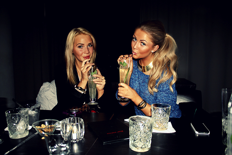 Bild på Isabelle och Dessie från igår