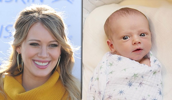 Hilary Duff visar upp sin son