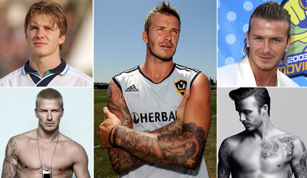 Beckham – från fotbollskille till modeikon