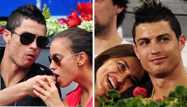 Kärleken blomstrar för Ronaldo och Irina