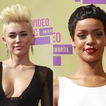 Miley Cyrus och Rihanna visar upp sina nya, kortklippta frisyrer på röda mattan: Vilket föredrar du?