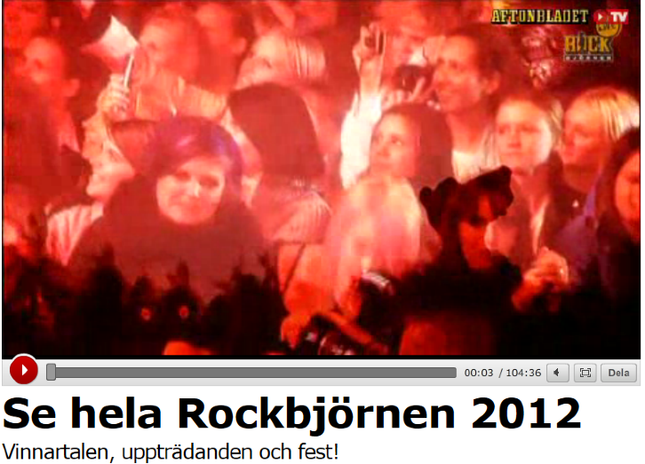 Rockbjörnen – 2012