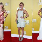 Tre damer, en kväll! Vem rockade röda mattan bäst på CMA-galan?