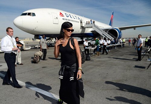 Rihanna har hyrt en Boeing 777
