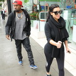 Kim Kardashian och Kanye West ute på språng!