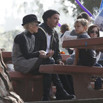 Gwen Stefani: på kalas med familjen i parken!