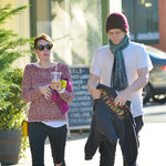 Kärlekspar! Emma Roberts och pojkvännen Evan Peters!