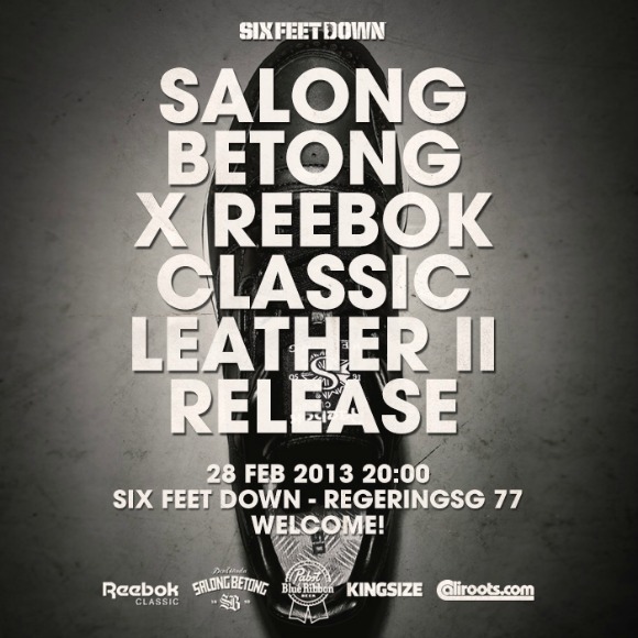 Ny modell av Salong Betong x Reebok Classic Leather
