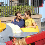 Nyförlovade Olivia Wilde & Jason Sudeikis på Disneyland!