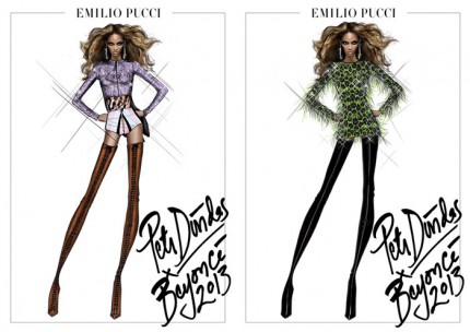Emilio Pucci designar scenkläder åt Beyoncé