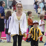 Britney Spears och Kevin Federline på barnens fotbollsmatch!