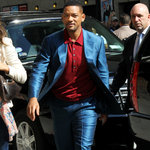 Will Smith med sin coolaste kostym utanför David Letterman Show!