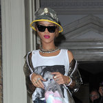 Rihanna hade på sig en t-shirt med Kate Moss som tryck!