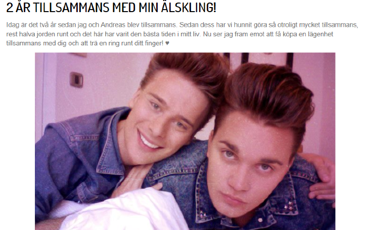 Dennis och Andreas – 2 år