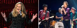 Rolling Stones bjuder in Adele till Hyde Park