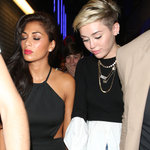 Nicole Scherzinger och Miley Cyrus festade ihop i London!