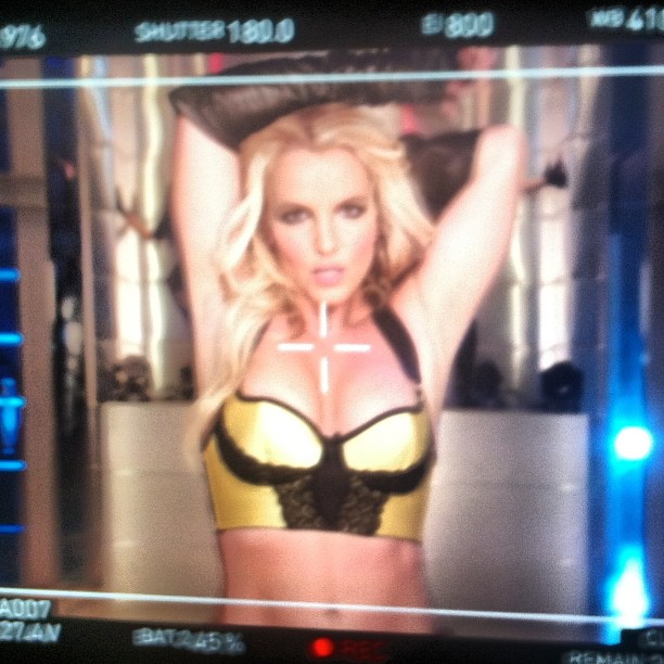 Bild från Britney Spears musikvideo