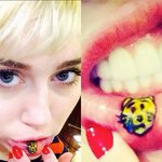Miley Cyrus senaste läpptatuering: Flipp eller flopp?
