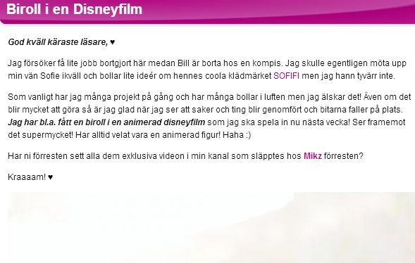 Foki har fått en biroll i en Disneyfilm