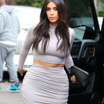 Kim Kardashian på inspelningen av KUWTK!