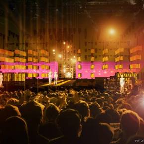 Så ser scenen ut i Melodifestivalen 2015
