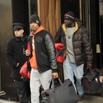 Nick Cannon lämnar sitt hotell i New York!