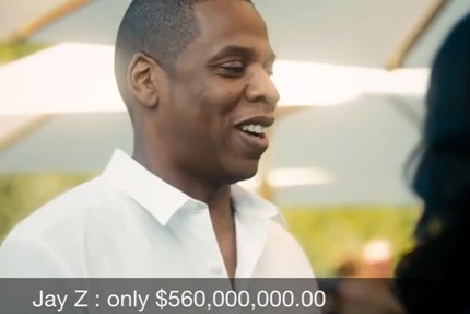 Stackars miljardärer… Se den dräpande parodin på Jay-Z och de andra Tidal-ägarna!