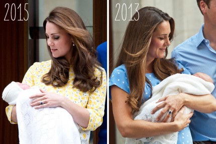 BILDEXTRA! Kate Middleton och nyfödda dottern