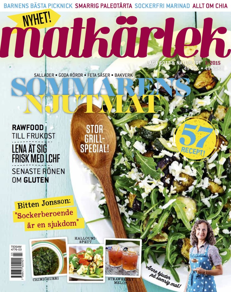 Sommarens njutmat och grillspecial i nya numret av Matkärlek