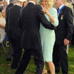Hertiginnan Camilla dansade sig igenom uppdraget