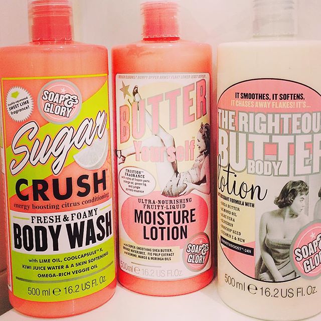 Söta hudvårdsprodukter från Soap & Glory