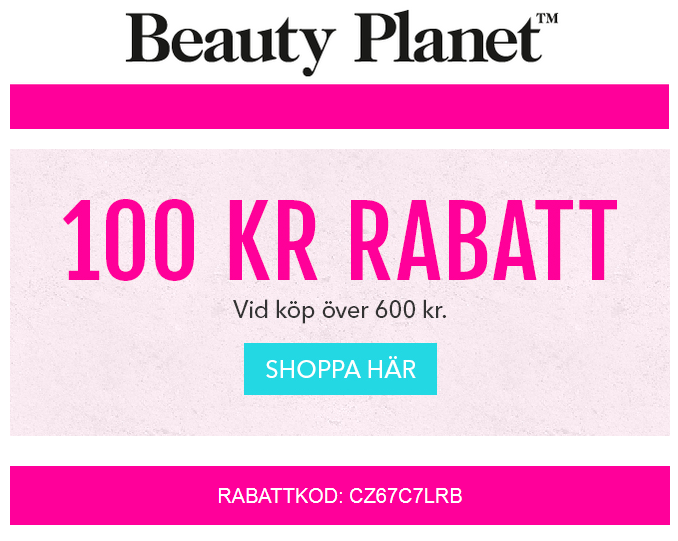 Rabattkod till Beauty Planet