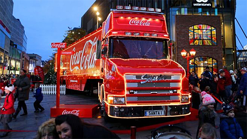 Coca-Colabil inte välkommen i Leicester i jul