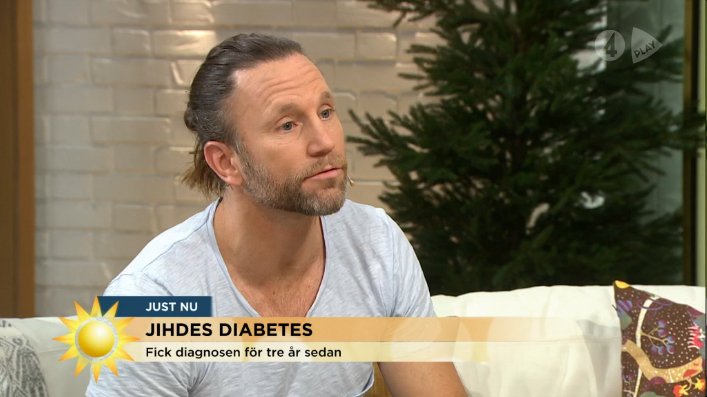 Peter Jihde pratar om sin typ 1-diabetes i Nyhetsmorgon – och Kostfonden satsar på forskning