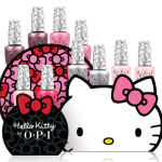 Lacka naglarna i Hello Kittys färger